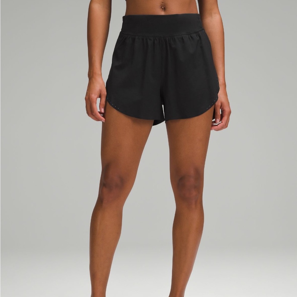 Lululemon fast and free shorts size 6 black